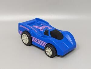 Hasbro 1989 Burger King Record Breakers "Accelerator" Friction Driven 4" Toy Car